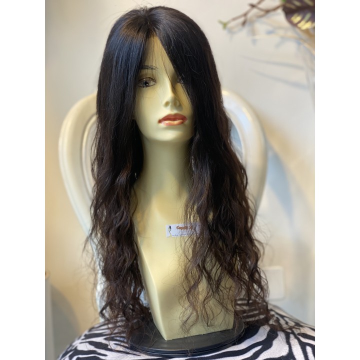 Parrucca di capelli veri Remy ricci brasiliani 100% capelli umani