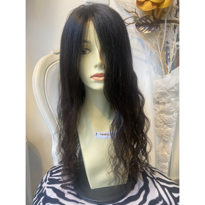 Parrucca di capelli veri Remy ricci brasiliani 100% capelli umani