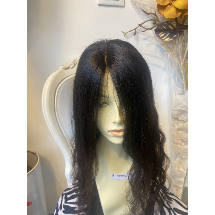 Parrucca di capelli veri Remy ricci brasiliani 100% capelli umani