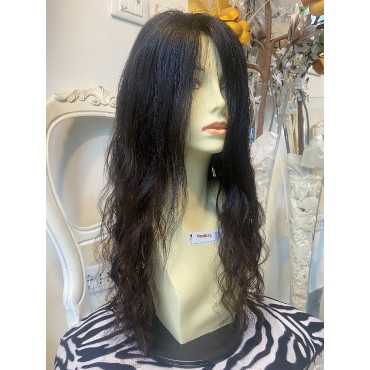 Parrucca di capelli veri Remy ricci brasiliani 100% capelli umani
