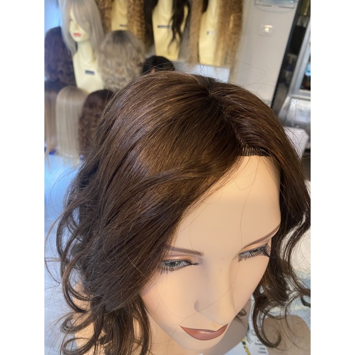 Infoltitore Toupet Microlinea – Capelli veri Remy europei, 14x19 cm