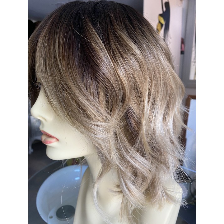 Parrucca Capelli veri remy europei colore biondo chiarissimo balayage