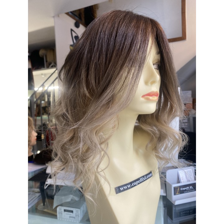 Parrucca Capelli veri remy europei colore biondo chiarissimo balayage