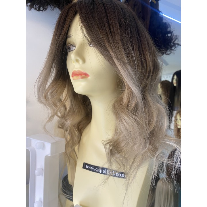 Parrucca Capelli veri remy europei colore biondo chiarissimo balayage