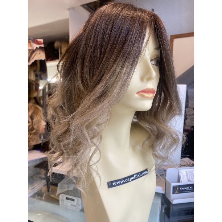 Parrucca Capelli veri remy europei colore biondo chiarissimo balayage