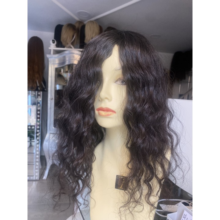 Toupet calotta con clip capelli veri remy varie lunghezze e colori