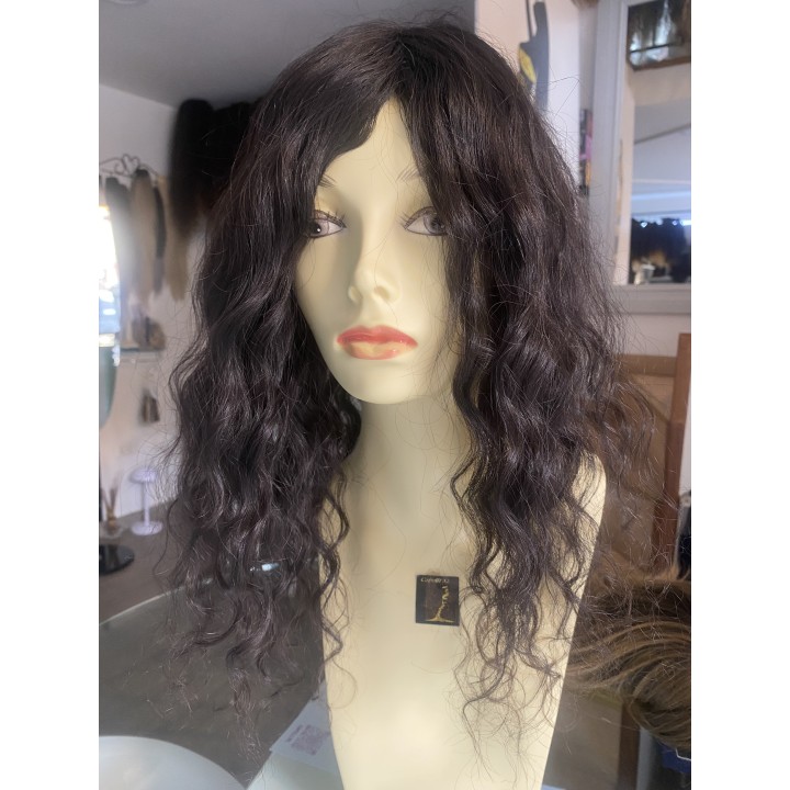 Toupet calotta con clip capelli veri remy varie lunghezze e colori