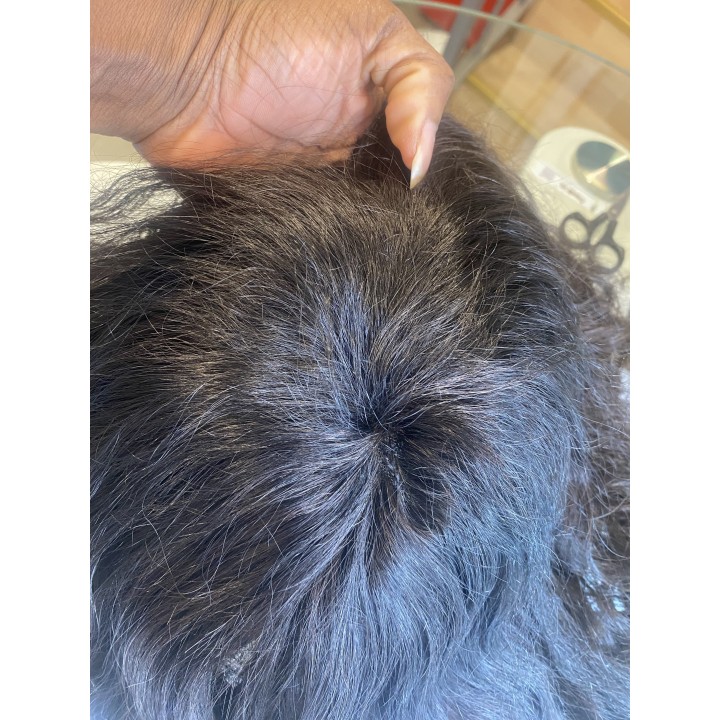 Toupet calotta con clip capelli veri remy varie lunghezze e colori