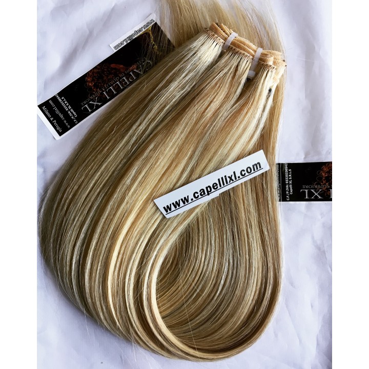 Capelli veri Remy Europei biondo tessitura per extension
