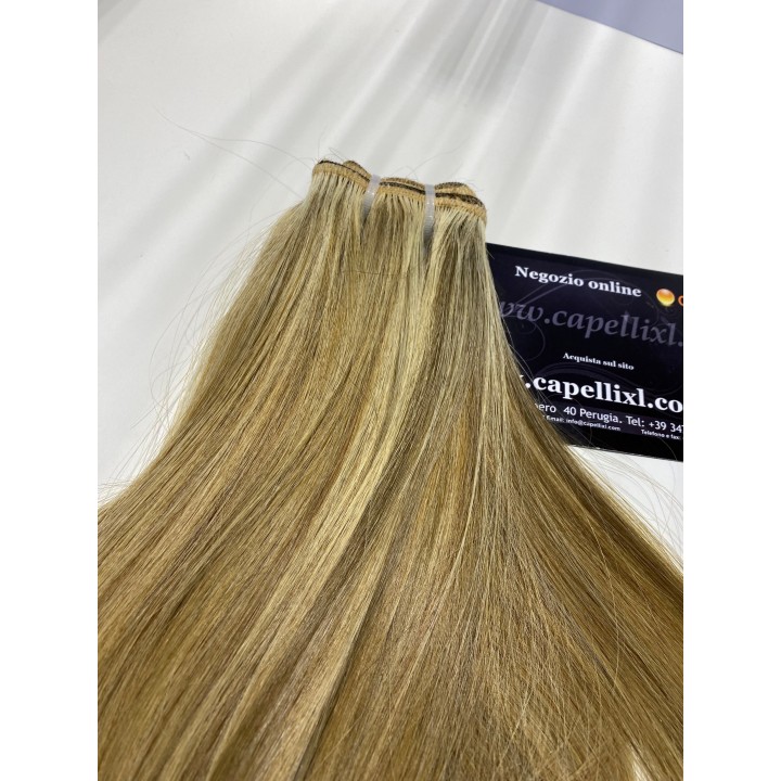 Capelli veri Remy Europei biondo tessitura per extension