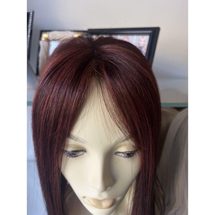 Toupet con Clip Rosso Rubino – Capelli Veri Remy | Capelli XL