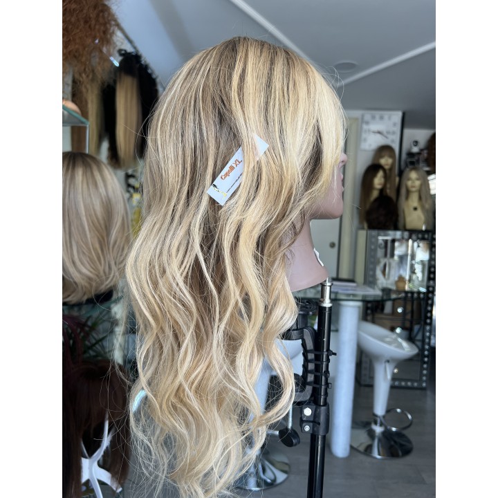 Parrucca 100%  capelli veri remy Europei Taglio scalato Biondo Mesches