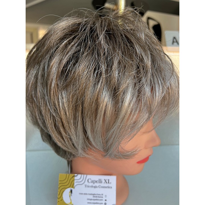 Parrucca Sintetica Taglio Corto Moderno Luminoso parrucca capelli xl