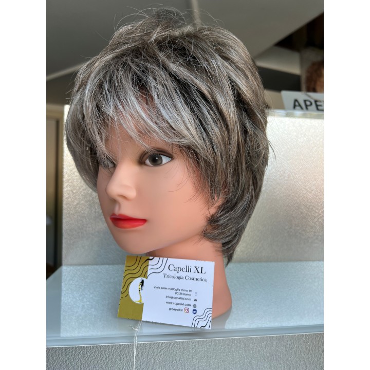Parrucca Sintetica Taglio Corto Moderno Luminoso parrucca capelli xl