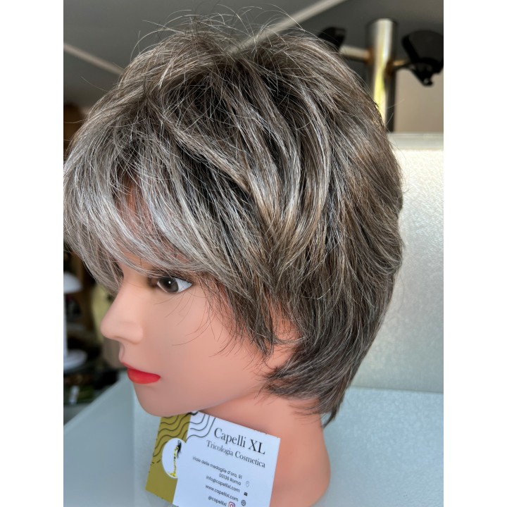 Parrucca Sintetica Taglio Corto Moderno Luminoso parrucca capelli xl