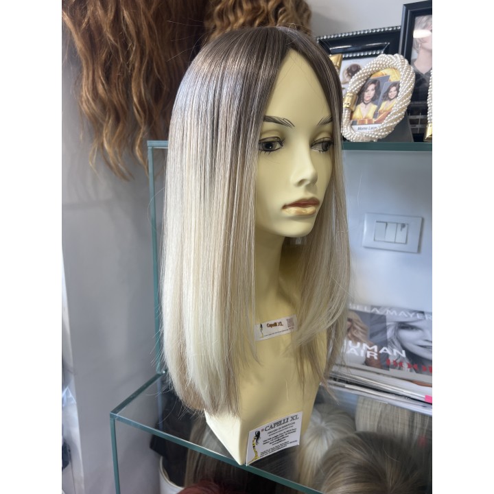 Parrucca capelli veri Remy Europei Colore biondo balayage su misura