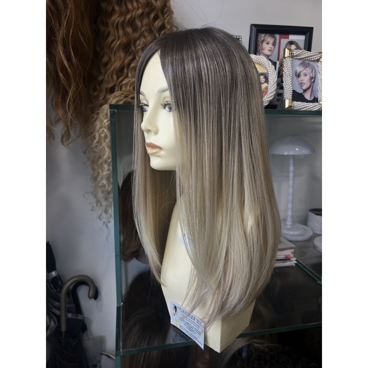 Parrucca capelli veri Remy Europei Colore biondo balayage su misura