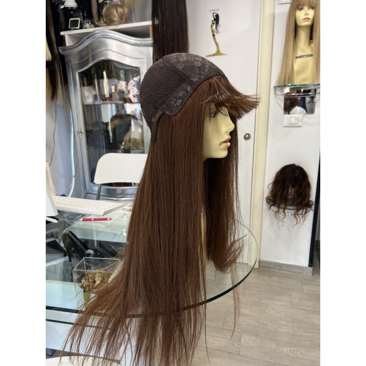 Parrucca 100%  capelli veri remy umani Lunghissima fino a 90cm