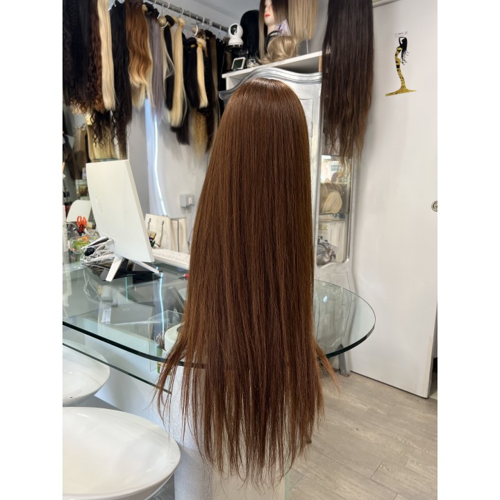 Parrucca 100%  capelli veri remy umani Lunghissima fino a 90cm