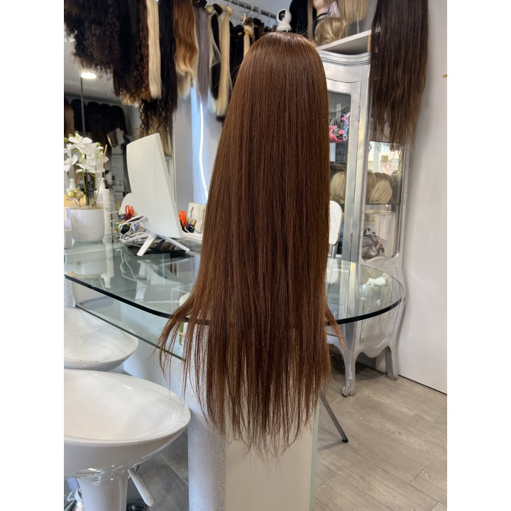 Parrucca 100%  capelli veri remy umani Lunghissima fino a 90cm