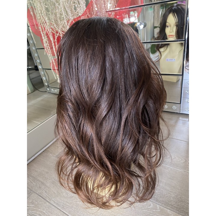 Parrucca di capelli veri Remy Parrucca su misura Varie lunghezze