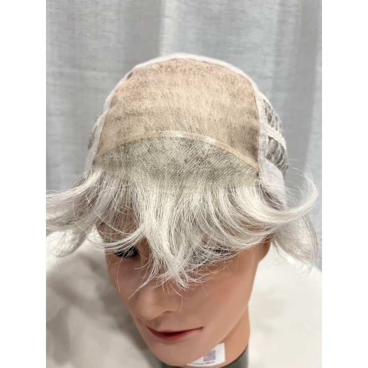 Parrucca Sintetica Taglio Corto capelli grigi Luminoso parrucca capelli xl