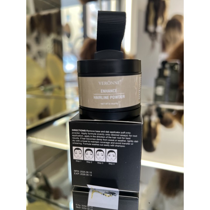 Veronni Enhance Hairline Powder 4g | Correttore Attaccatura Professionale