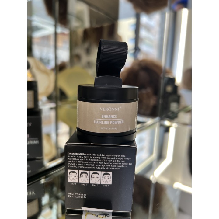 Veronni Enhance Hairline Powder 4g | Correttore Attaccatura Professionale