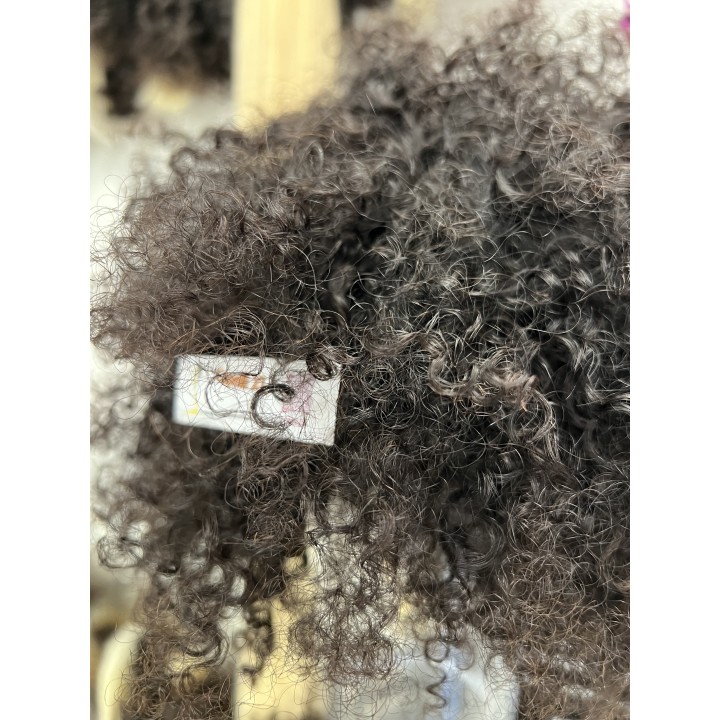 Parrucca di capelli veri Remy ricci brasiliani 100% capelli umani