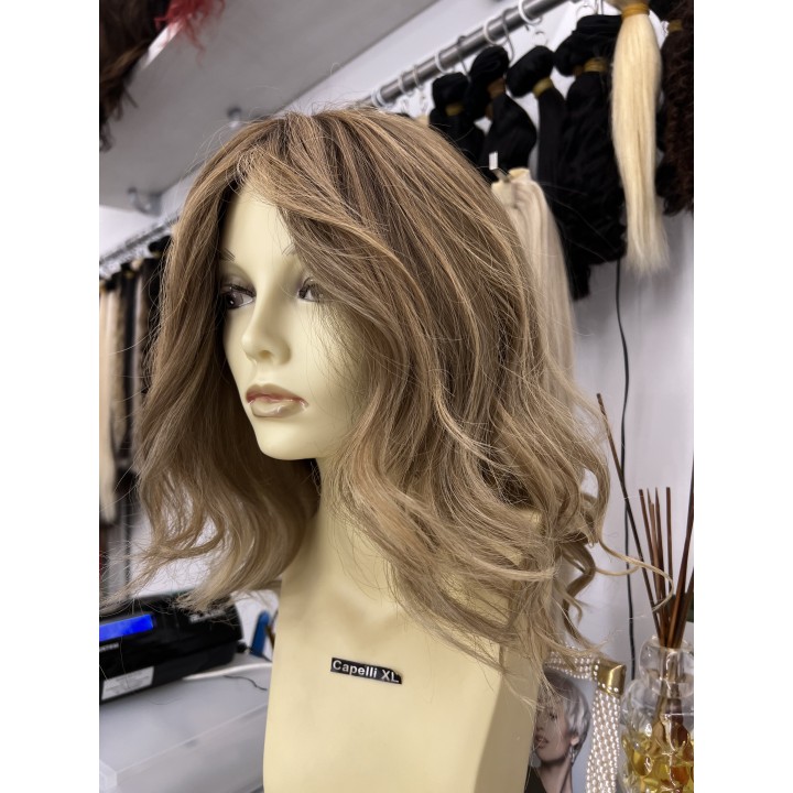 Parrucca bionda di capelli veri remy Europei