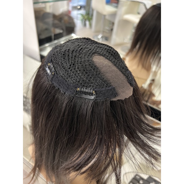 Toupet Infoltitore Deluxe con Frangia | Varie Misure | Capelli XL