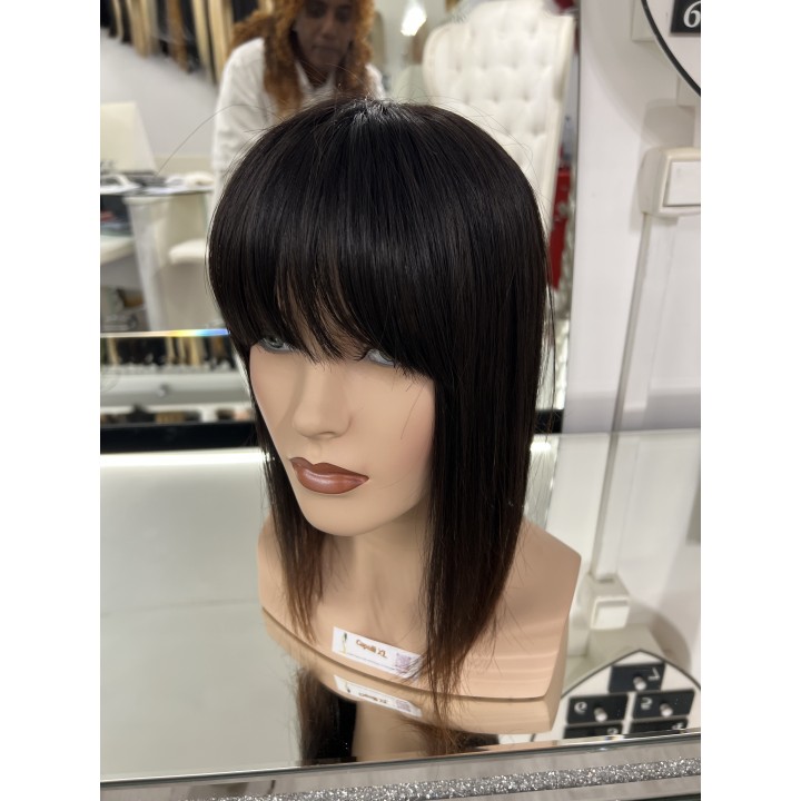 Toupet Infoltitore Deluxe con Frangia | Varie Misure | Capelli XL