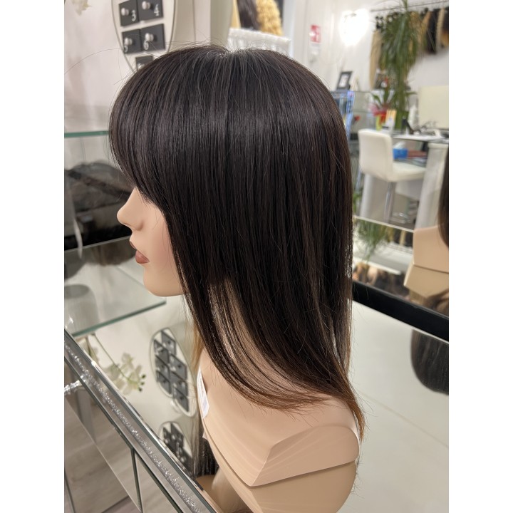 Toupet Infoltitore Deluxe con Frangia | Varie Misure | Capelli XL