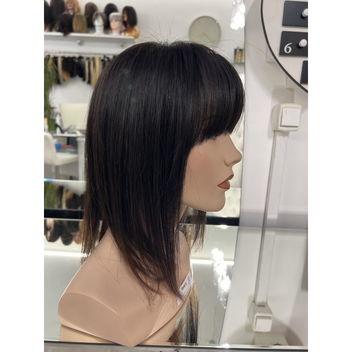 Toupet Infoltitore Deluxe con Frangia | Varie Misure | Capelli XL