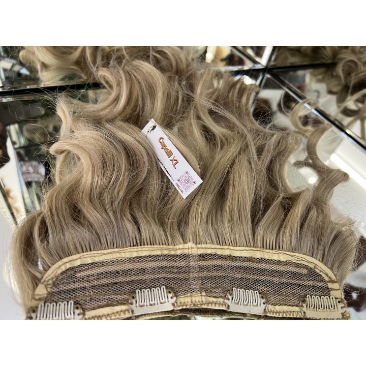 Extension con clip, Capelli veri Remy Europei Colore Biondo Freddo