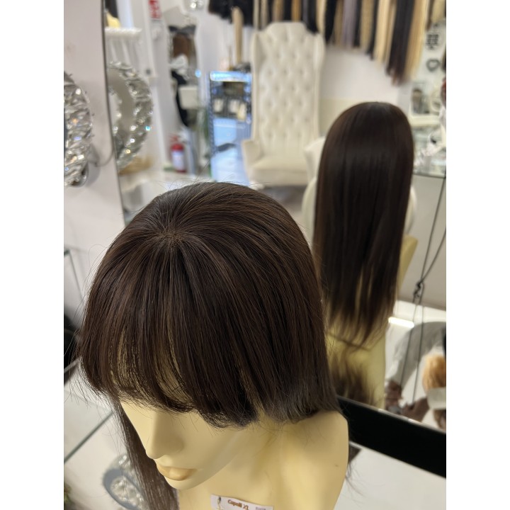 Toupet Infoltitore Monofilamento Capelli Veri | Capelli XL