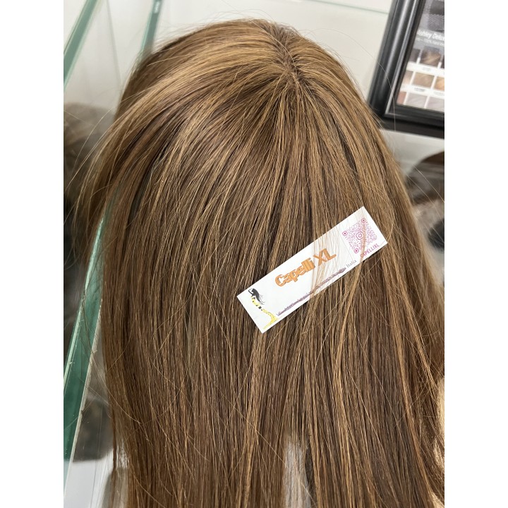 Toupet Capelli Veri Remy 10x11cm - Biondo Scuro Dorato | Capelli XL