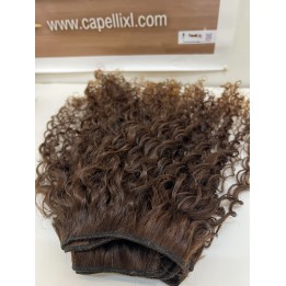 Capelli veri remy Ricci Colore castano con punte chiare Brasiliani