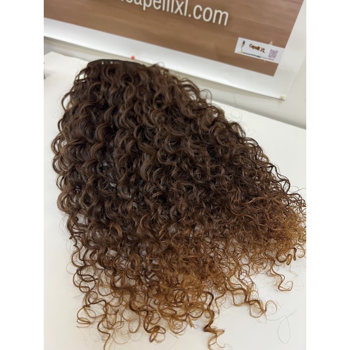 Capelli veri remy Ricci Colore castano con punte chiare Brasiliani