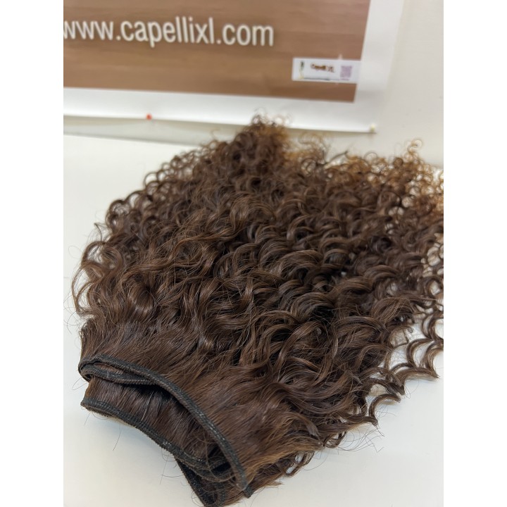 Capelli veri remy Ricci Colore castano con punte chiare Brasiliani