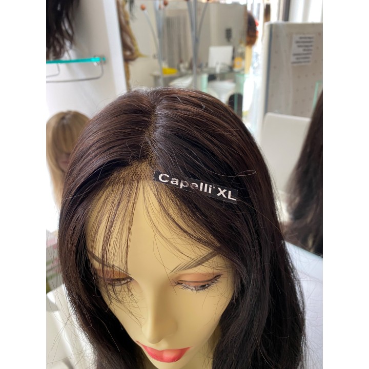 Parrucca mossa Remy - Capelli veri, densità 180%, calotta regolabile
