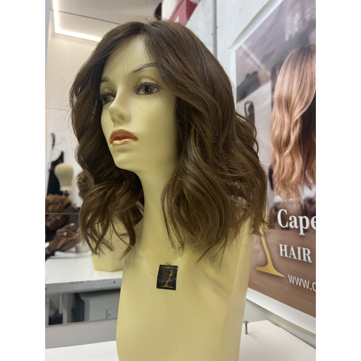 Parrucca di capelli veri biondo scuro