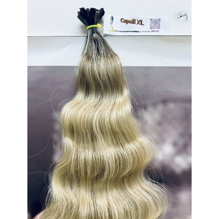 Ciocche Cheratina Capelli Veri Remy Biondi | Capelli XL
