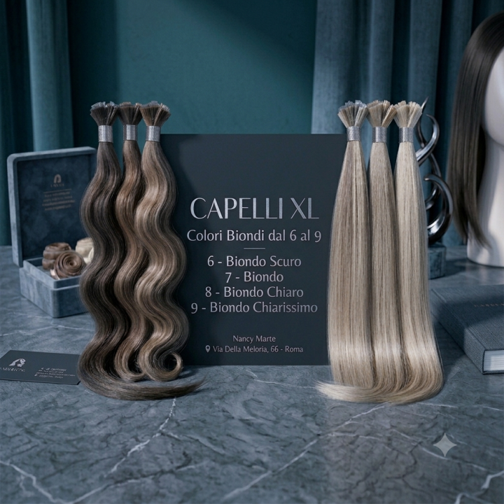 Extension Cheratina Capelli Lisci Biondi Naturali | Capelli XL