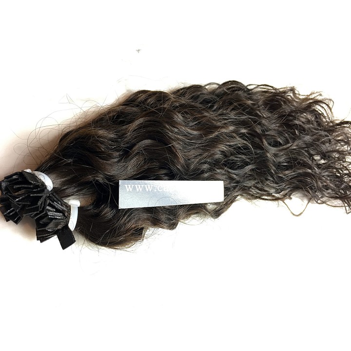 Extension Cheratina Capelli Ricci Brasiliani Scuri | Capelli XL