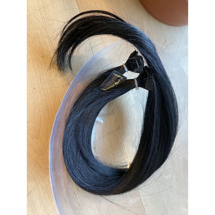 Ciocche Lisci XL Premium 1595 | Cheratina o Micro-ring | Capelli XL