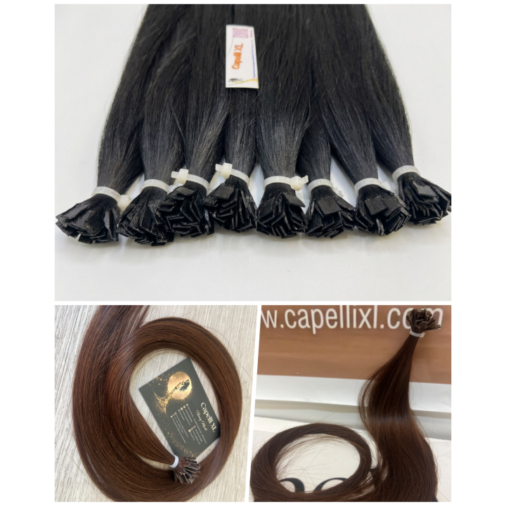 Ciocche Lisci XL Premium 1595 | Cheratina o Micro-ring | Capelli XL