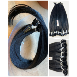 Qualità premum Ciocca di capelli veri remy lisci