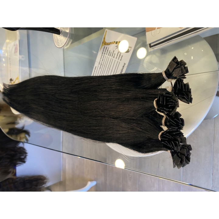 Ciocche Lisci XL Premium 1595 | Cheratina o Micro-ring | Capelli XL