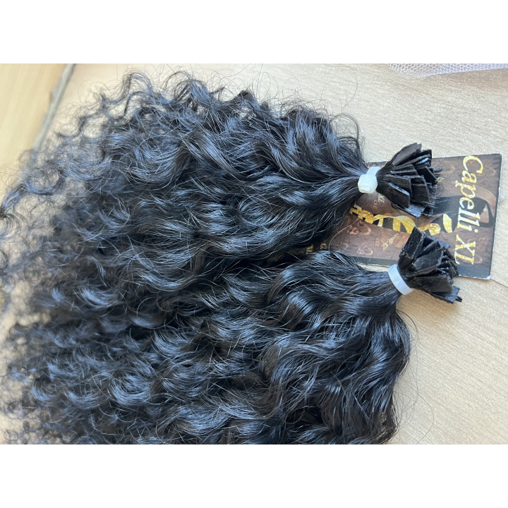 Ciocche Cheratina Ricci Capelli XL